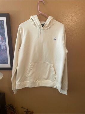 Burton Off-White Hoodie with Black Label